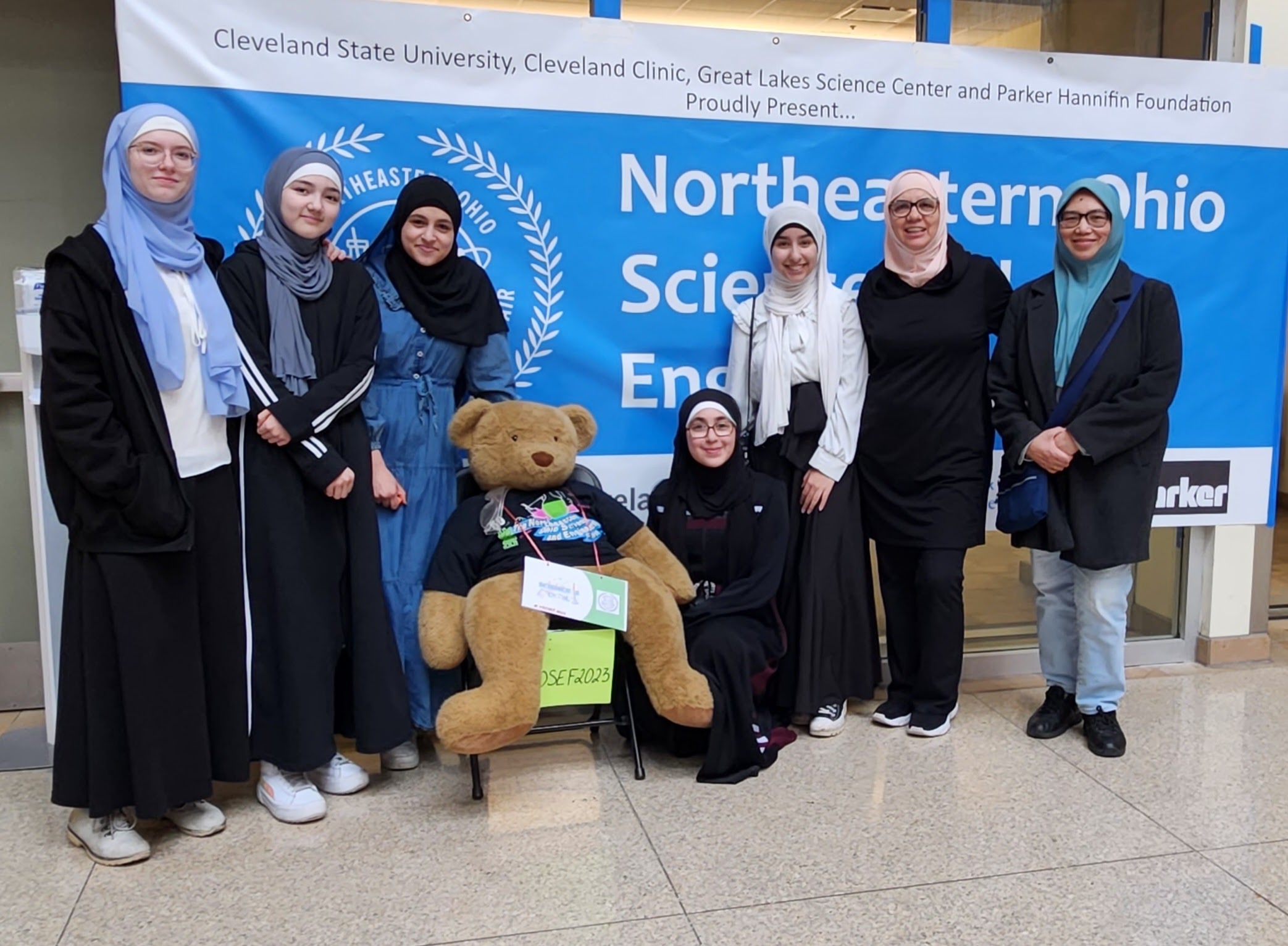Northeast Ohio Science and Engineering Fair group photo